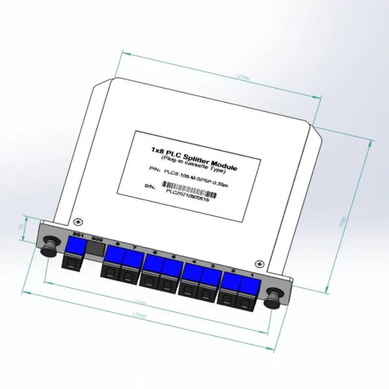 1 * 4 1 * 8 * 8 PLC Pugard Cassette Cassette Spander
