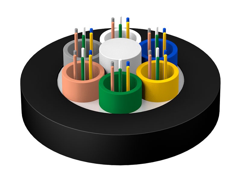 Сул хүрэм, металл бус бэхэлсэн цөм нь хуяггүй дөлний үл тоомсорлох кабелийн оптикзи